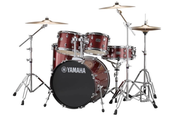 Yamaha Rydeen Stúdió HW680W+Paiste 101 Burgundy Glitter