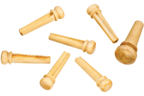 Daddario Boxwood Bridge Pins with End Pin Set