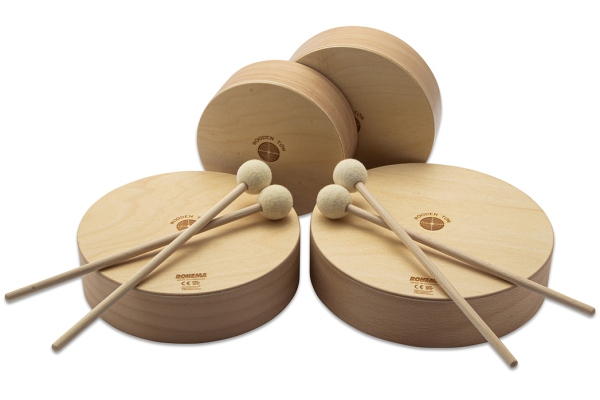 Wooden Tom Set Natural 
