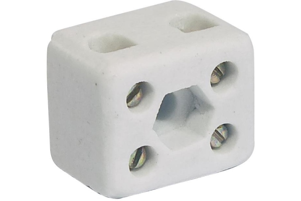 Omnilux Ceramic Luster Terminal, 2 Pins with Fix.