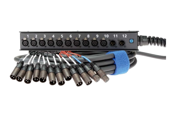Klotz StraightLink 10/2 XLR 3p12-channel - single ground - 15 m