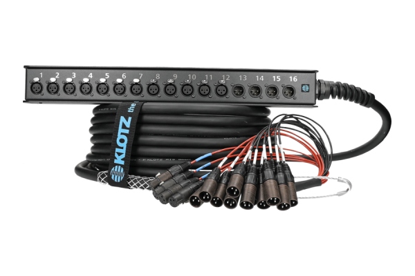 StraightLink 12/4 XLR 3p16-channel - single ground - 50 m