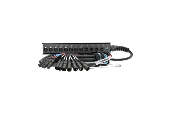 Klotz StraightLink 8/4 XLR 3p12-channel - single ground - 20 m