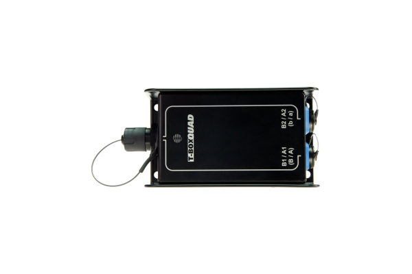 Klotz SmartBeam QUAD to 2x opticalCON DUOT-Box QUAD Rigg & Floor - single-mode