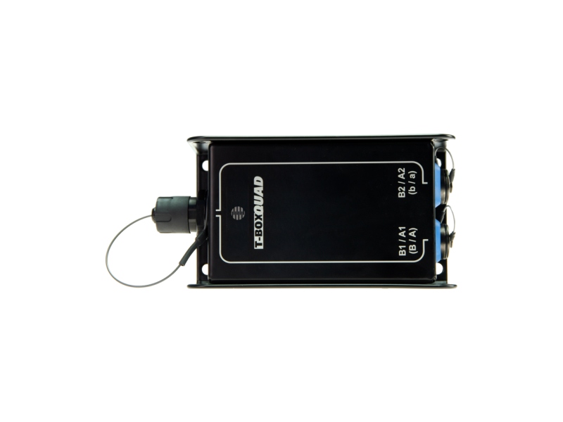Klotz SmartBeam QUAD to 2x opticalCON DUOT-Box QUAD Rigg & Floor - single-mode