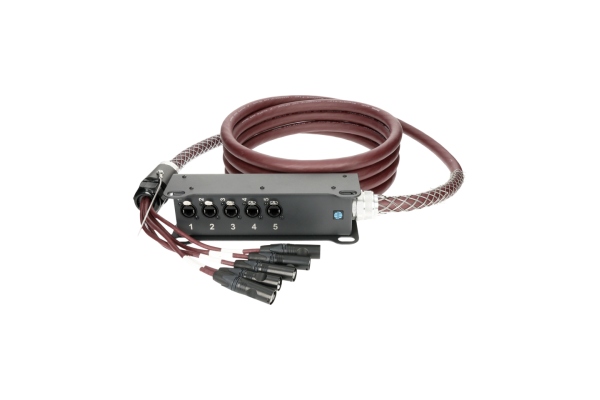 Klotz RamCAT 5-fold network multicore system, highly flexible RC5-LB5V cable, TrussLink stagebox, heavy duty versionCAT5e (S/UTP) / etherCON - etherCON - 40 m