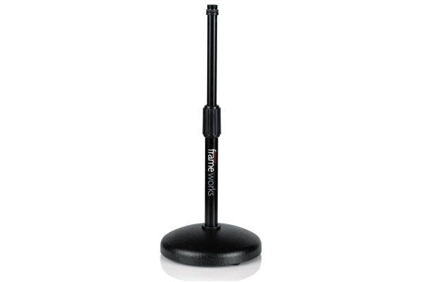 Gator Frameworks Round Base Desktop Mic Stand