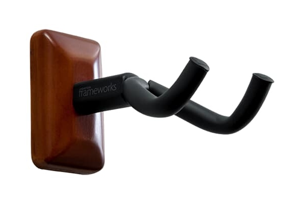 Gator Frameworks Mahogany Wall Mount Guitar Hanger