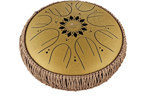 Meinl Sonic Energy Medium Octave Steel Tongue Drum Gold C Major 432Hz 8 Notes 10''/25cm MOSTD3G