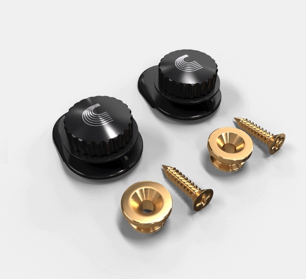 Daddario Universal Strap Lock System Gold PW-SLS-03