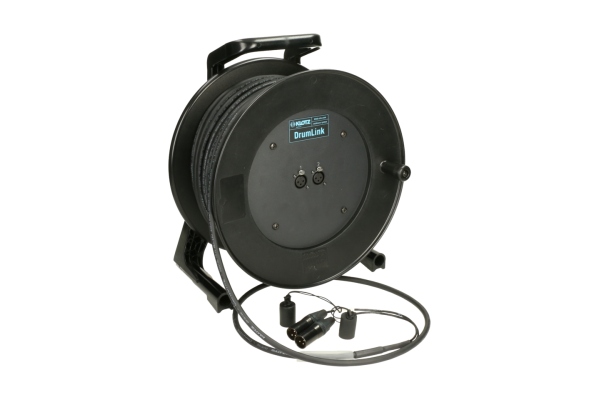 Klotz MiniCore 2/0 - 2x XLR 3p F/M2-channel - digital multicore drum - single ground - 50 m - GT310