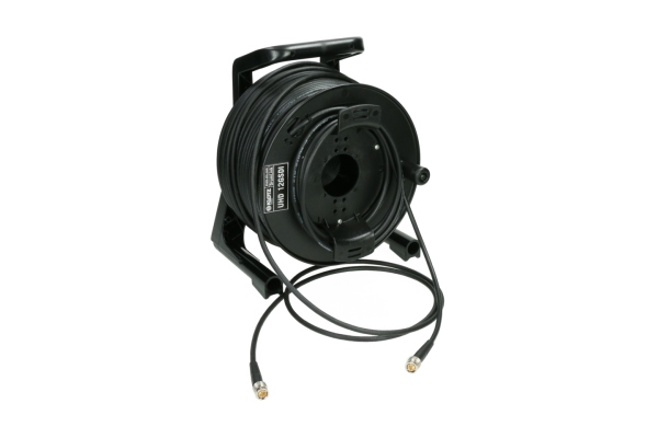 Klotz high flexible UHD cable 0.8/3.7 DZ for with Damar & Hagen BNCPro connectorson cable drum - UHD 6G - 50 m