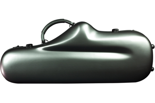 Polycarbonate Alto Sax Case - Black Grid