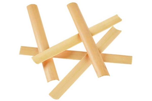 No brand Gouged cane for Oboe Olivia Gouge thickness 57-58/100mm Diameter 10.5-10.75mm Center to side ratio 20/100mm thinner Eur