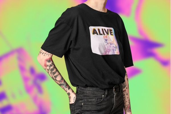 Alive - Skeleton Negru 3N L