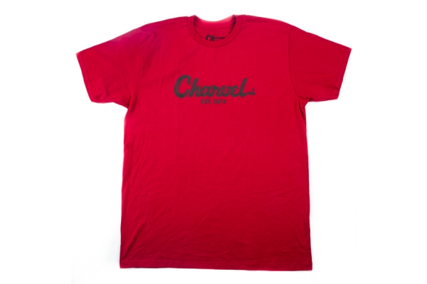 Chauvet Charvel Toothpaste Logo Men's T-Shirt Red L