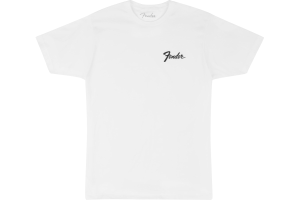Fender Transition Logo Tee White L Fender Transition Logo Tee White L