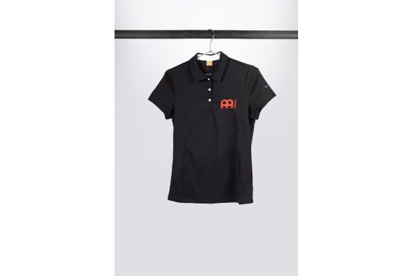 Woman Polo-Shirt Schwarz Mit Rotem Meinl Logo XXL