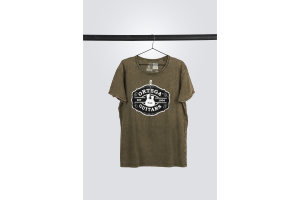 Americana Guitar T-Shirt - Vintage Washed Green/XXL