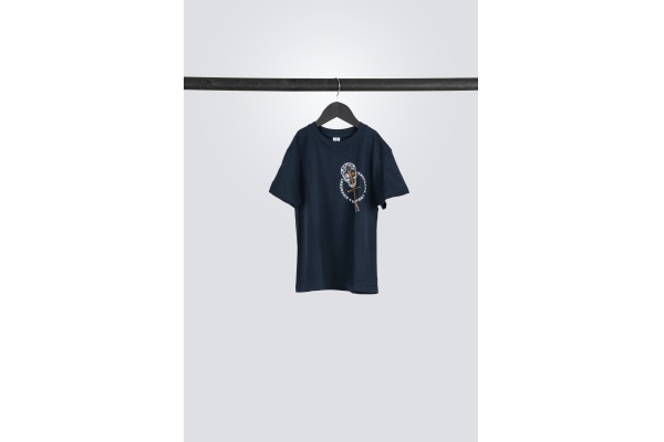 Ortega Skull Kids T-Shirt - Navy Blue/ 5-6
