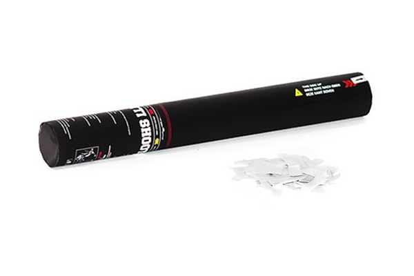 Handheld Confetti Cannon 28cm, white