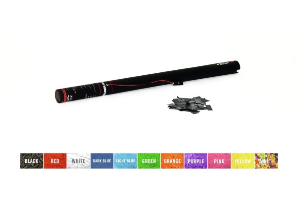 Electric Confetti Cannon 80cm, black