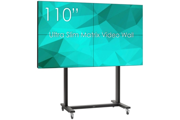 2x2 mobil si 4 Display-uri SWEDX UMX-55K8-01, bezel 3,5mm
